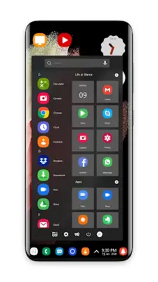 Galaxy S21 theme for launcher android App screenshot 1