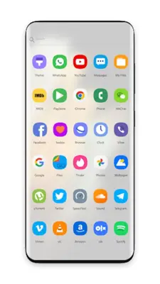 Galaxy S21 theme for launcher android App screenshot 4